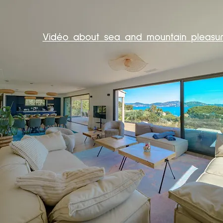 De La Madrague Vue A 200m De La Sur La Presqu' Ile De Giens Sea And Mountain Pleasure Вилла Йер