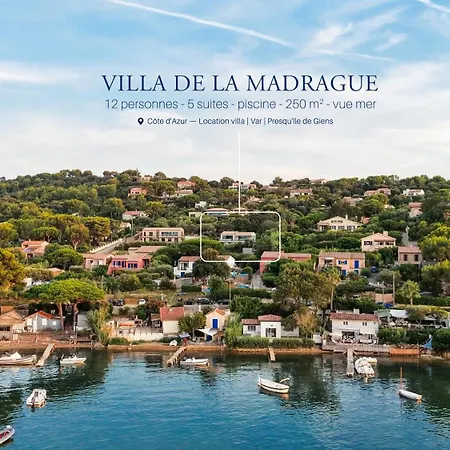 De La Madrague Vue A 200m De La Sur La Presqu' Ile De Giens Sea And Mountain Pleasure Hyères