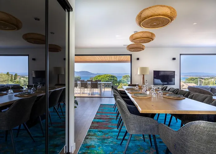 De La Madrague Vue à 200m De La Sur La Presqu' île De Giens Sea&mountain Pleasure Villa *